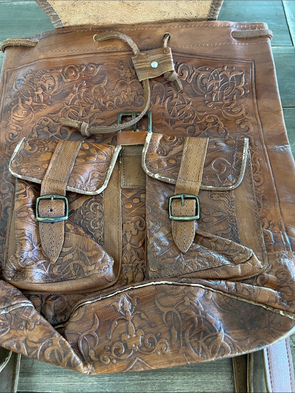 Leather Backpack - Picture 3 of 6